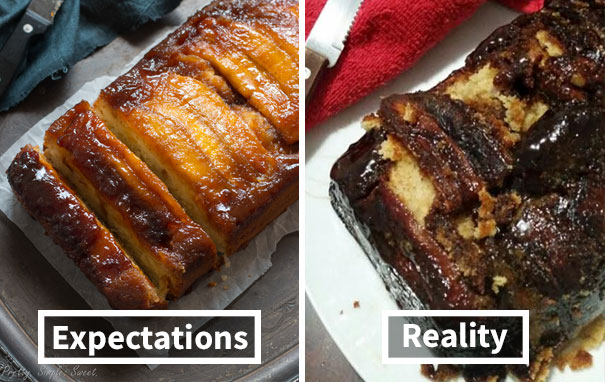 Caramel-Banana Upside Down Cake
