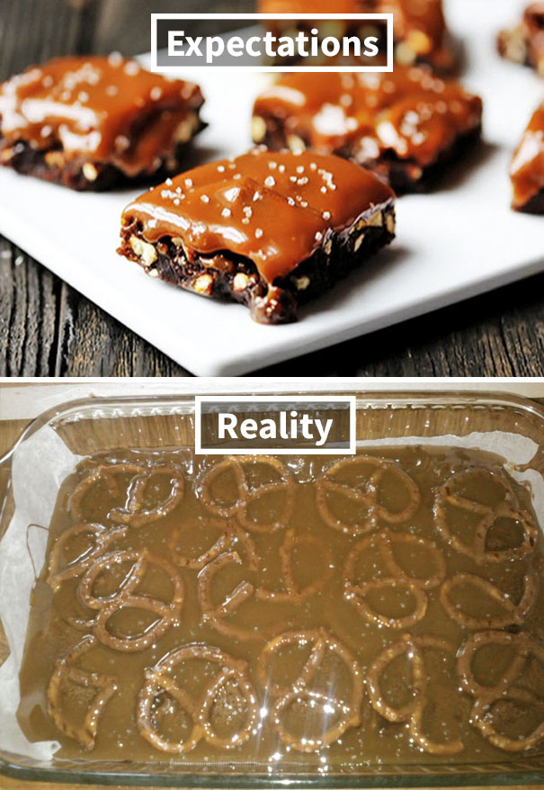 Salted Pretzel Caramel Brownies