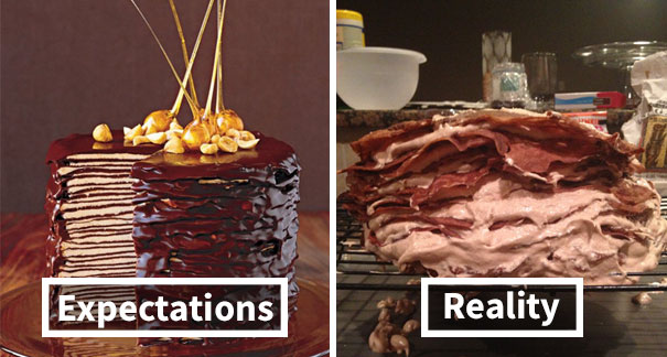 Was Appointed To Make A Crepe Cake For An Office Birthday. The Result... A Load Of Crepes