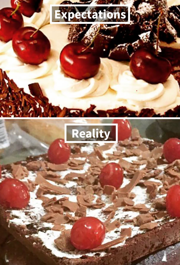 Throwback To My First Attempt At Blackforest Cake