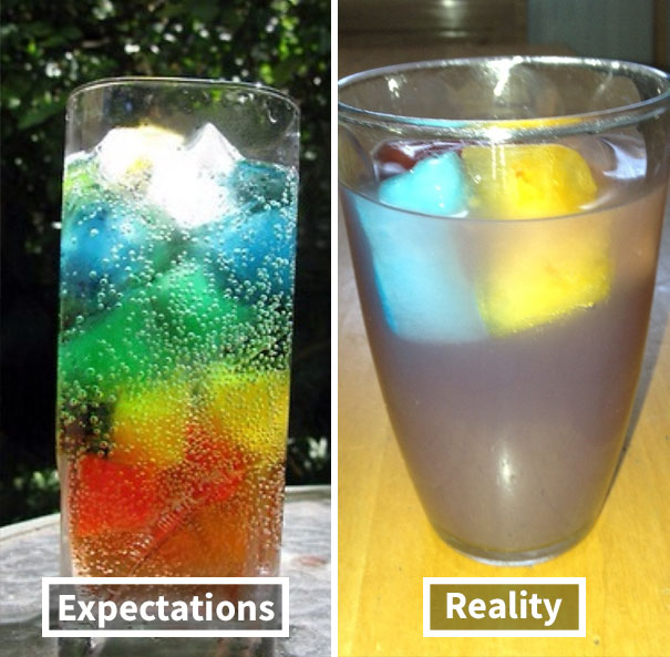 Rainbow Drink: Nailed It