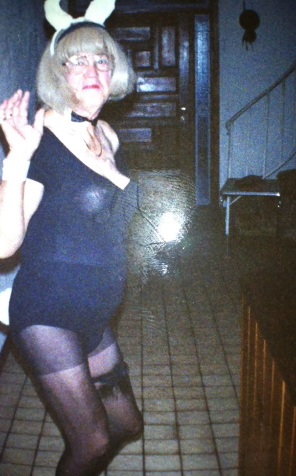 My Wife's Grandfather, Approximately 80-Years-Old At The Time, Headed To A Halloween Party