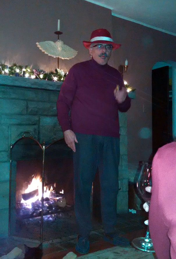 My Grandfather Had One Scotch Too Many, Came In Wearing This Hat And Handing Out Christmas Gifts While Calling Himself "Johnny Noel"