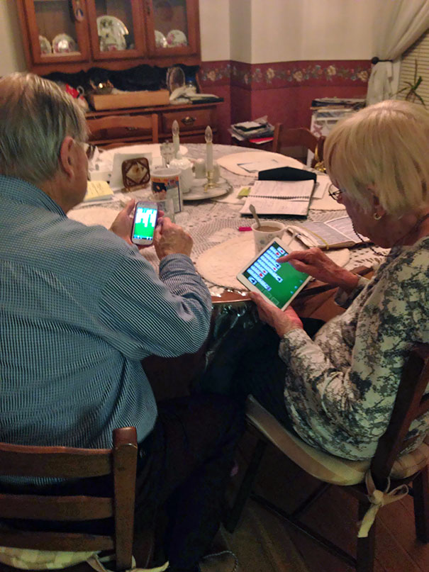 This Is All My Grandparents Do On Their Electronics