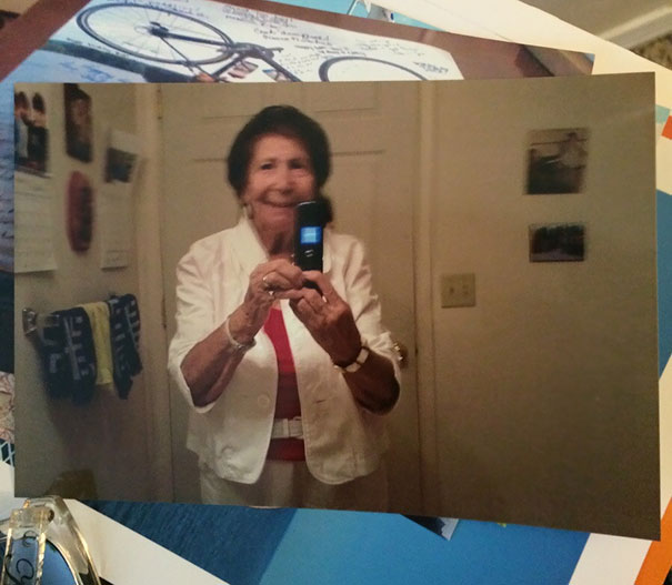 Grandma Sent Me This In The Mail. Slowest Picture Message Ever