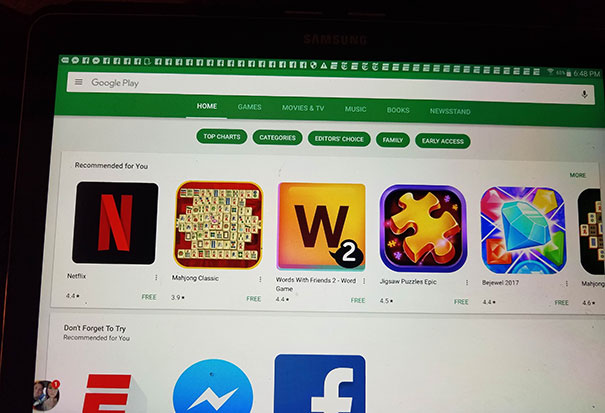 The Notifications On My Grandma's Tablet