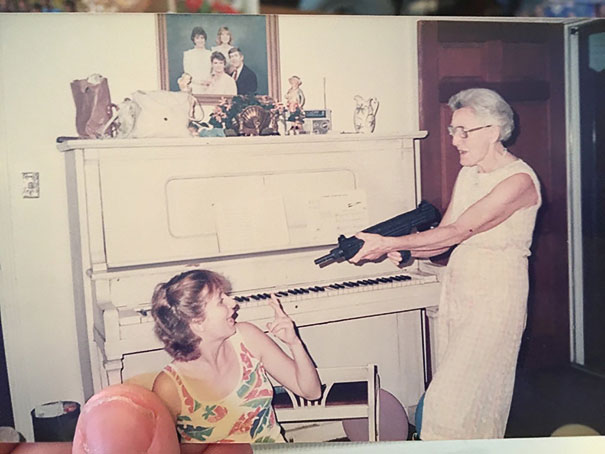 My Great Grandma And Mom In The Early 80s
