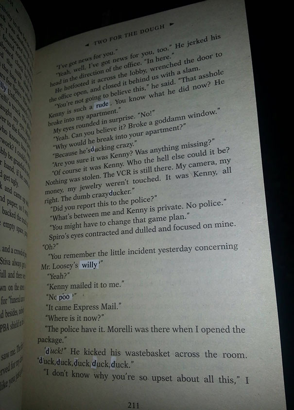 My SO's Grandma Doesn't Seem To Like Swear Words In Books