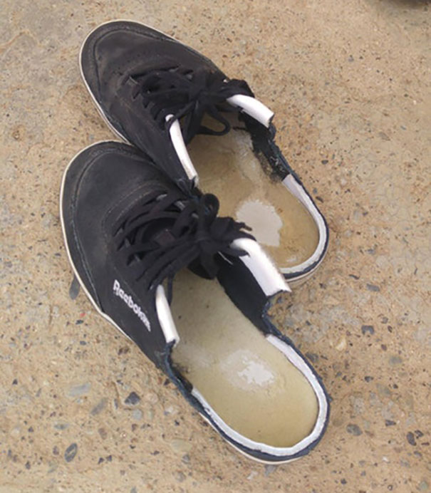 I Gave My Old Sneakers To My Grandma. I'm Not Even Mad