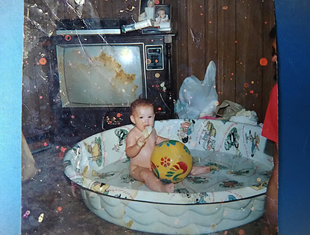 Grandpa: The Baby Wants To Play In The Pool. Granny: No It's Too Hot Out. Grandpa: