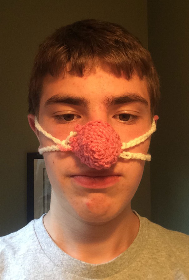 My 94-Year-Old Great Grandma Made This For Me Because She Said Is Too Cold. It's 80° Outside