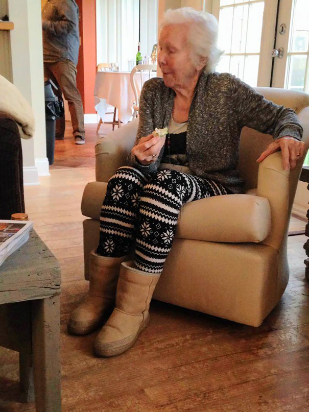 Today I Realized My Grandma Is Catching Up On The Trends