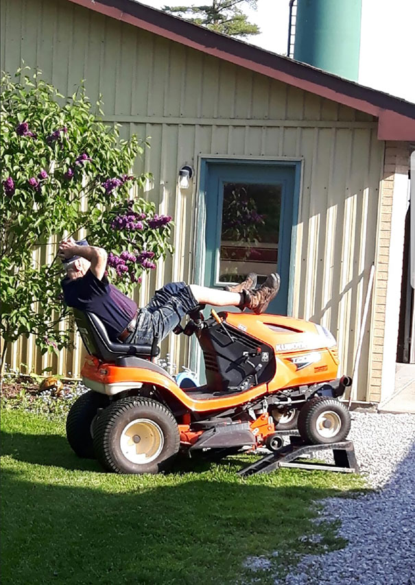 My 83-Year-Old Grandfather Just Kickin' It