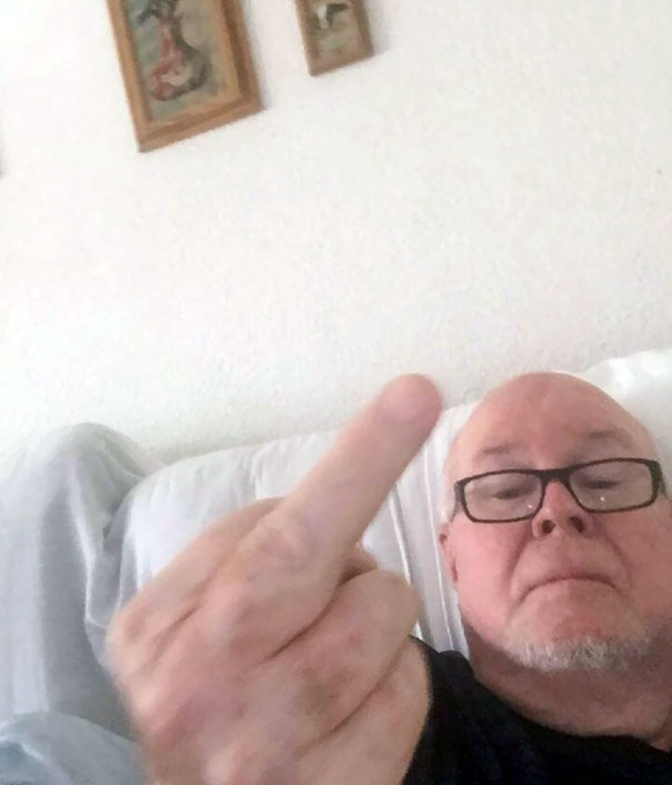 My Grandpa Sends Me This Every Time I'm On My Phone Next To Him
