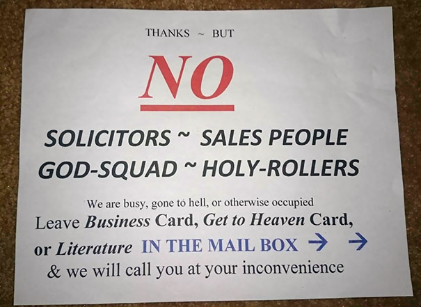 My Grandpa's Religions Sign