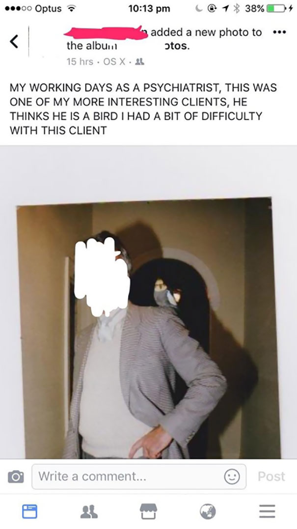 My Grandfather With An Old Client