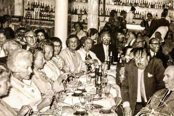 My Immature Great-Grandpa (Second From Right) And My Disapproving Great-Grandma (Second From Left)