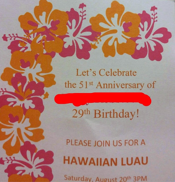 My Grandmother's Birthday Party Invitation. She's Turning 80