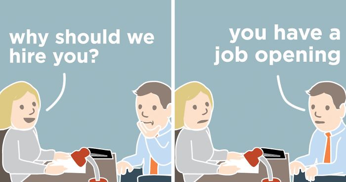 10 Hilarious Comics Show What Not To Say During Job Interviews