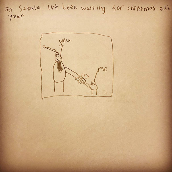 My Eldest Son Wrote A Letter On Behalf Of My 3yo. It’s So True. He’s Been Asking How Long Until Christmas Since January