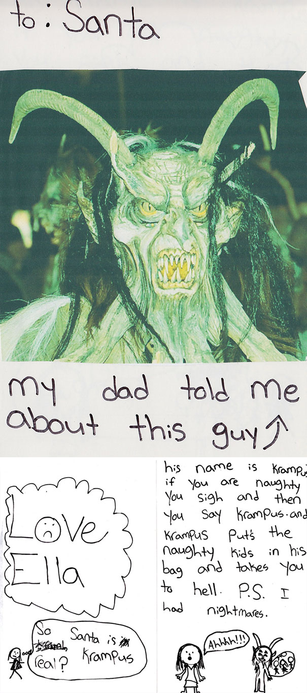 Letters To Santa About Krampus
