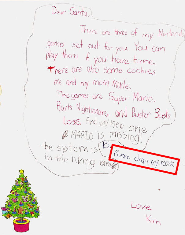 My Childhood Letter To Santa Claus