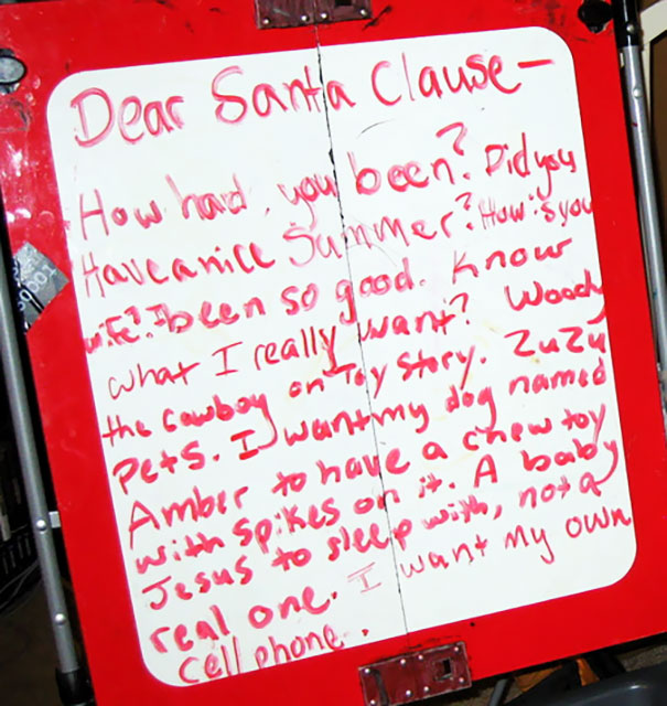 "A Baby Jesus To Sleep With, Not A Real One"