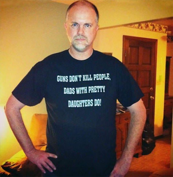 My Dad Literally Just Came In The Living Room Without Saying A Word With This Shirt On