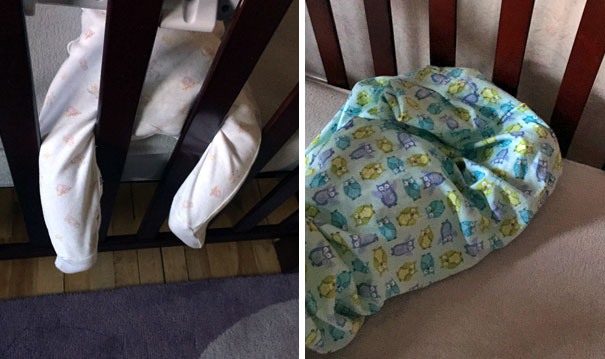 Got Sydney A Sleepsack To Keep Her Legs Together. I'm Making Her Wear It Till She Graduates College