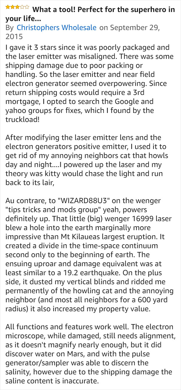 Funny Amazon Reviews