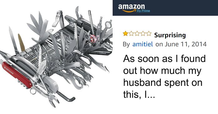 People Can’t Stop Trolling This $9000 Swiss Army Knife On Amazon, And Here Are 46 Of The Funniest Reviews