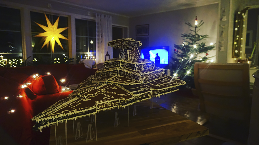 This Giant Gingerbread Imperial Star Destroyer Just Put All Gingerbreads To Shame