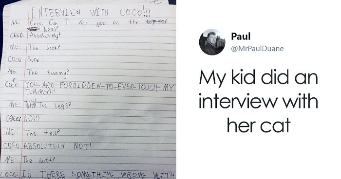 Kid's Interview With Her Cat Goes Viral After Dad Posts It Online, And It's Just Too FunnyKid's Interview With Her Cat Goes Viral After Dad Posts It Online, And It's Just Too Funny