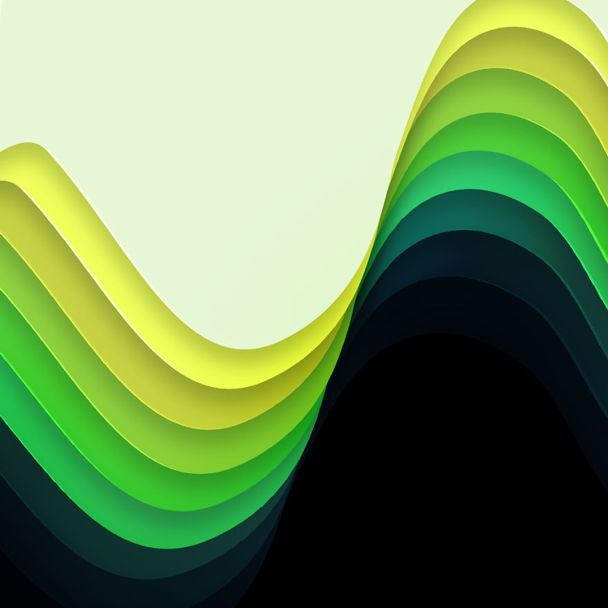 Colorful Digital Paper Cut Art