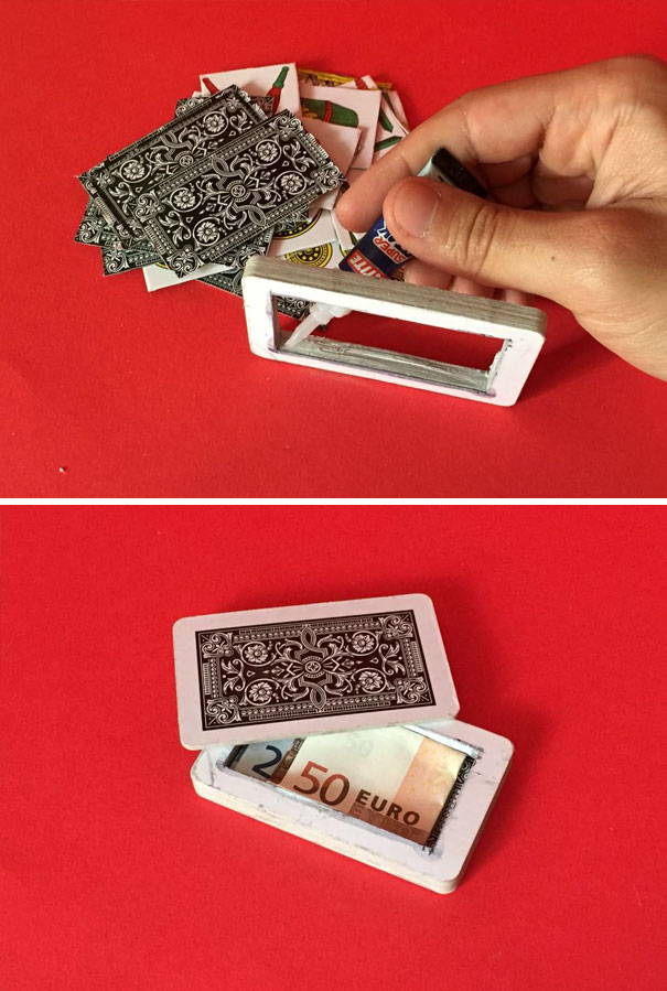 Hide Money In A Deck Of Cards