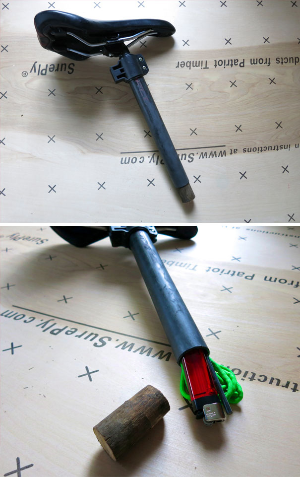 Bike Seat Secret Compartment