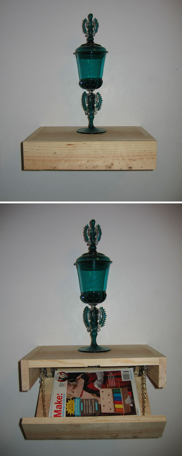 Floating Shelf With Secret Compartment