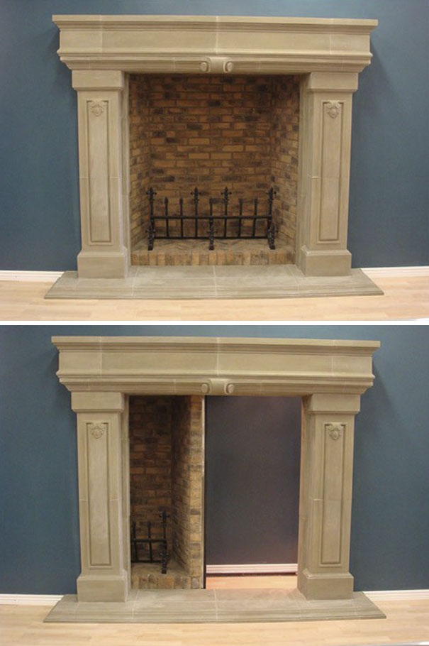 Sliding Fireplace