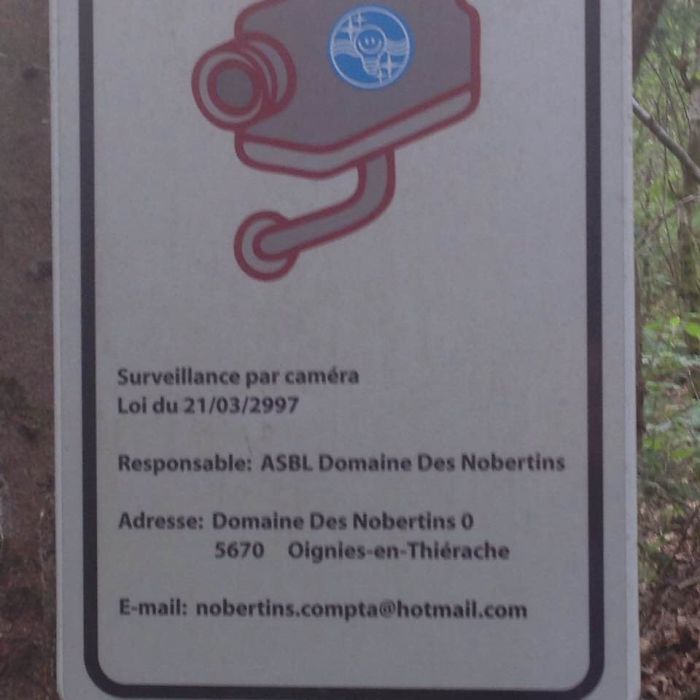 According To This Sign We Will Be Allowed To Film Here In 2997. I'll Put It On The Calendar.