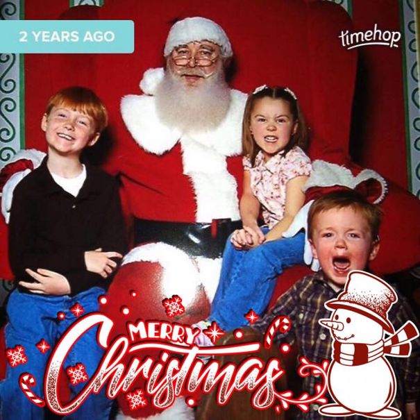 My Cousins Family Christmas Card (Circa 2 Years Ago, Hence The Fb Notation)! Love This!!!