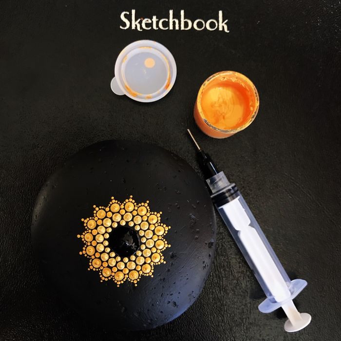 Tactile Art: I Create 3d Mandala Stones