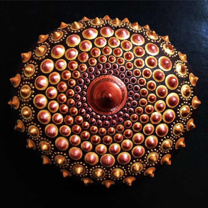 Tactile Art: I Create 3d Mandala Stones