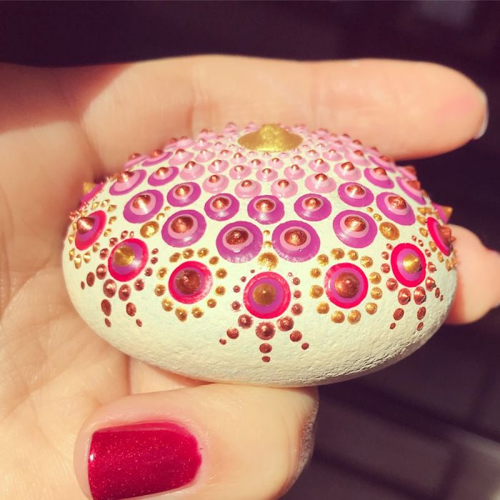 Tactile Art: I Create 3d Mandala Stones