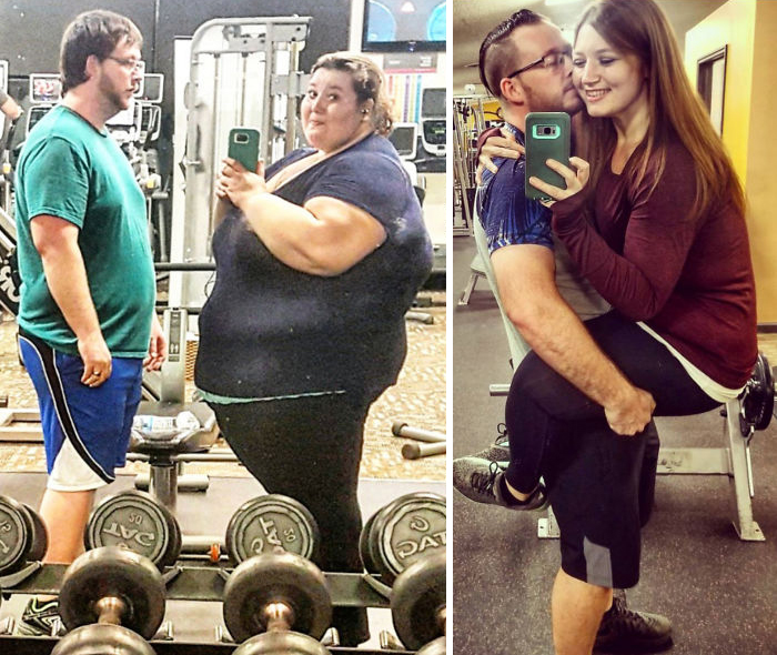 Woman Who Used To Weigh Almost 500lbs Recreates Her Old Photos After Extrem...