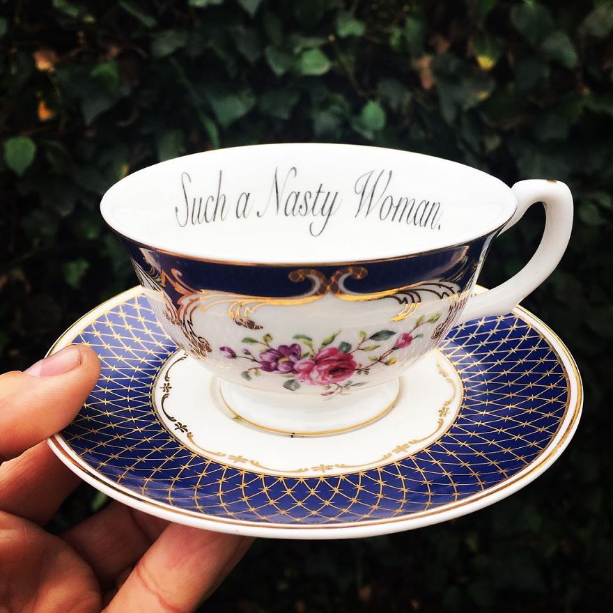 Insult-Teacups-Saucers-Melissa-Johnson