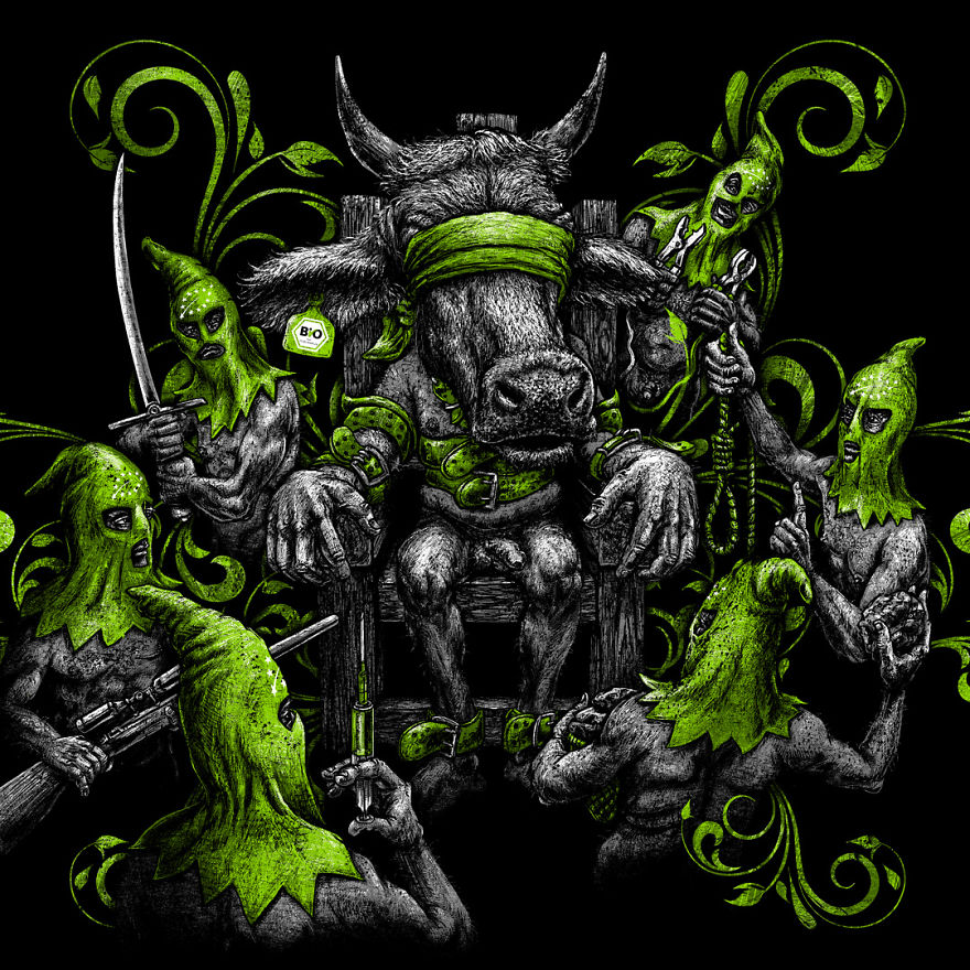 Human Animals By German Animal Rights Artist Roland Straller