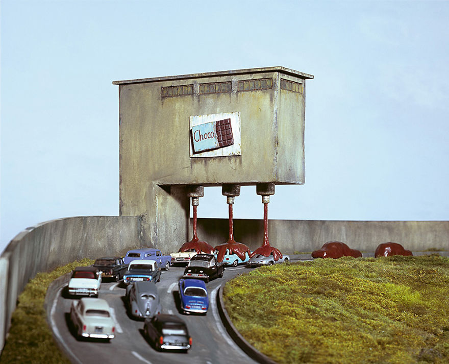 German Photographer Satirizes Modern Society With Its Perfect Miniatures