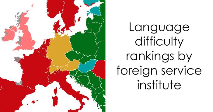 Map Reveals How Long It Takes To Learn Different Languages