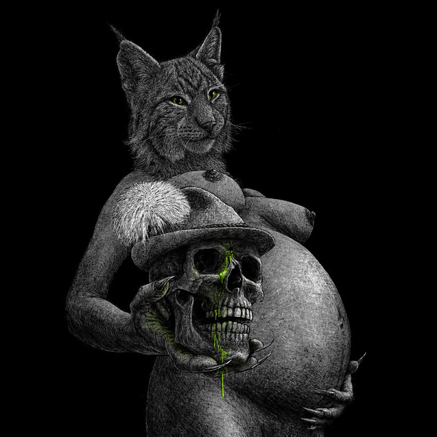 Human Animals By German Animal Rights Artist Roland Straller