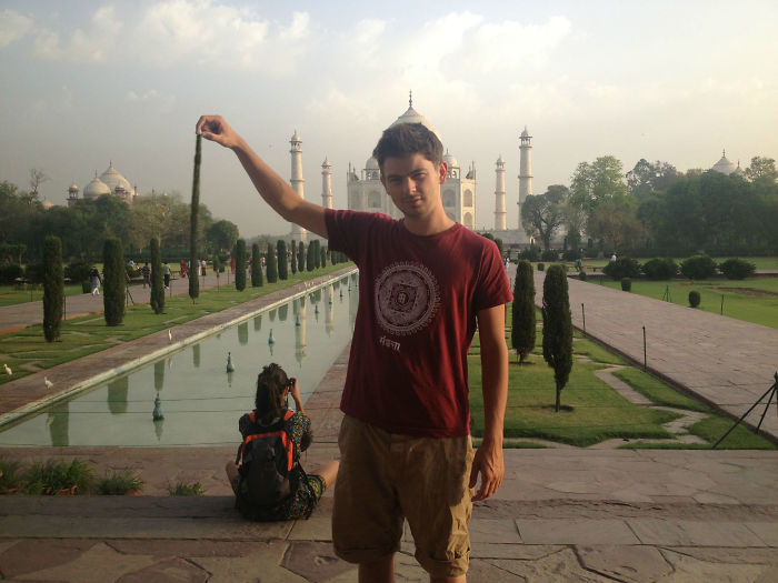 Asked A Stranger To Take A Picture Of Me When I Was In India. Not Sure It Worked [fixed]